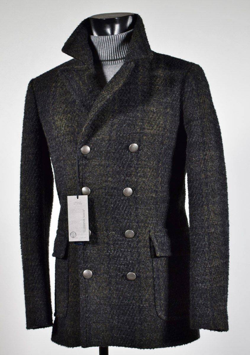 John Barritt Blouson in lana a quadri john barritt slim fit doppio petto