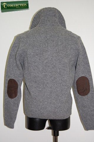 Bramante Cardigan Giacca Lana Bramante Con Toppe