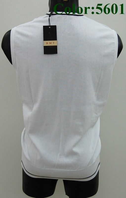 Bramante Gilet Uomo Bramante Bianco Slim Fit