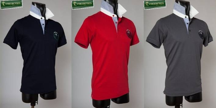 Bramante Polo cotone stretch bramante tre colori