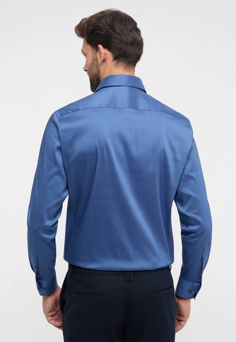 Eterna Camicia Azzurra Eterna Modern Fit Tessuto Performante