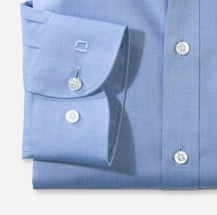 Olymp Camicia Azzurra Slim Fit Olymp Cotone Stretch