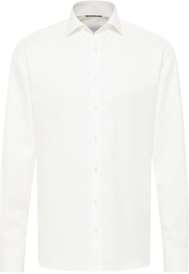 Eterna Camicia Beige Eterna Modern Fit Collo Classico Italiano