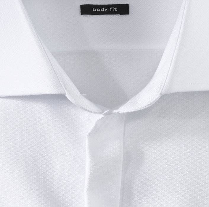 Olymp Camicia Bianca Elegante Da Cerimonia Olymp Con Polso Doppio
