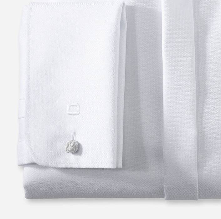 Olymp Camicia Bianca Elegante Da Cerimonia Olymp Con Polso Doppio