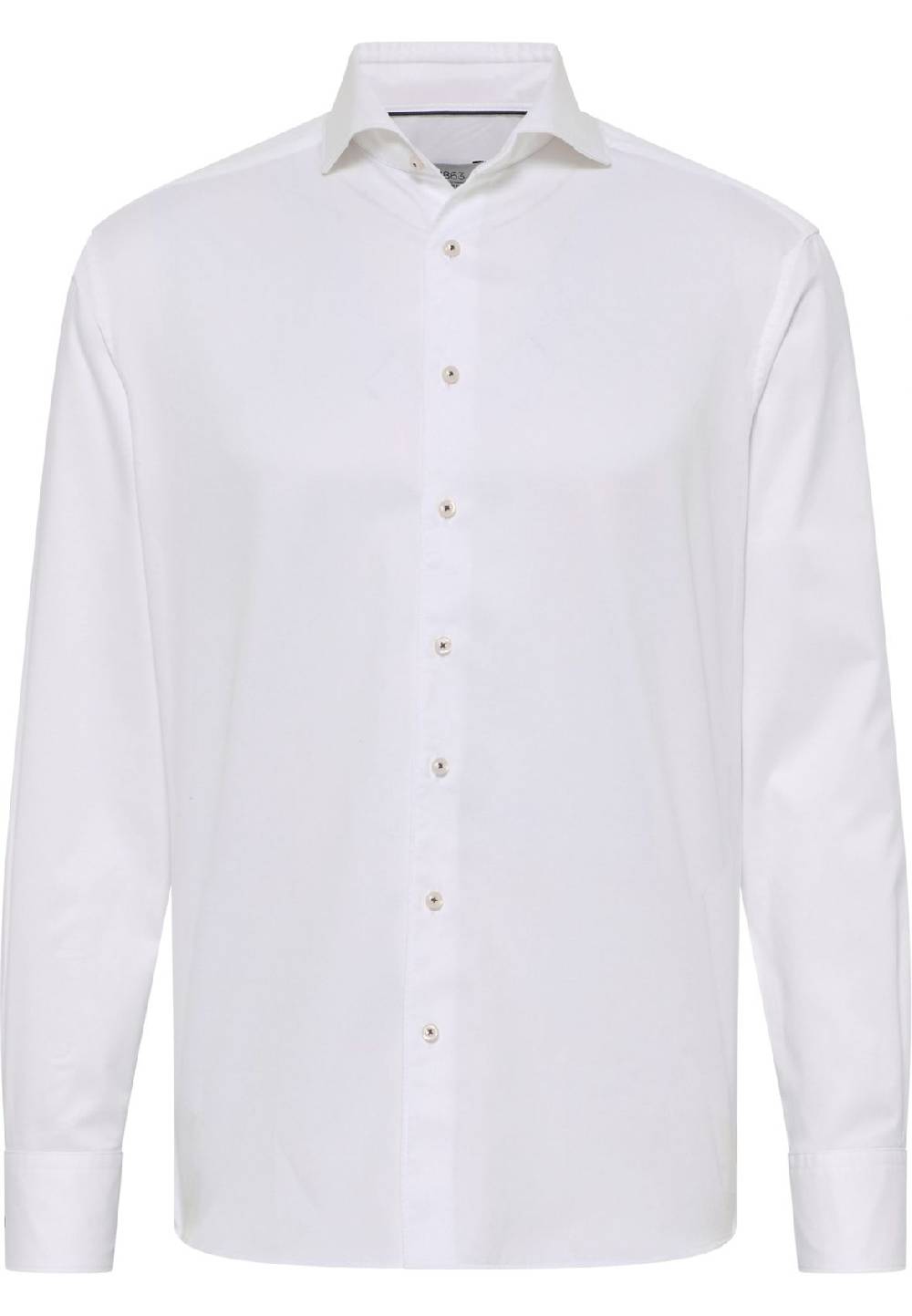 Eterna Camicia Bianca Eterna Cotone Twill Ritorto Modern Fit