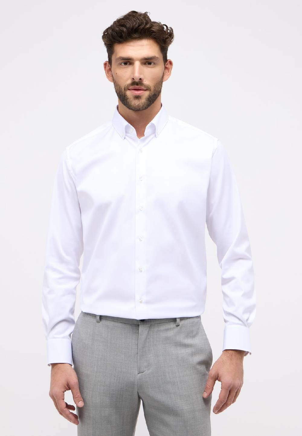 Eterna Camicia bianca eterna modern fit collo button-down