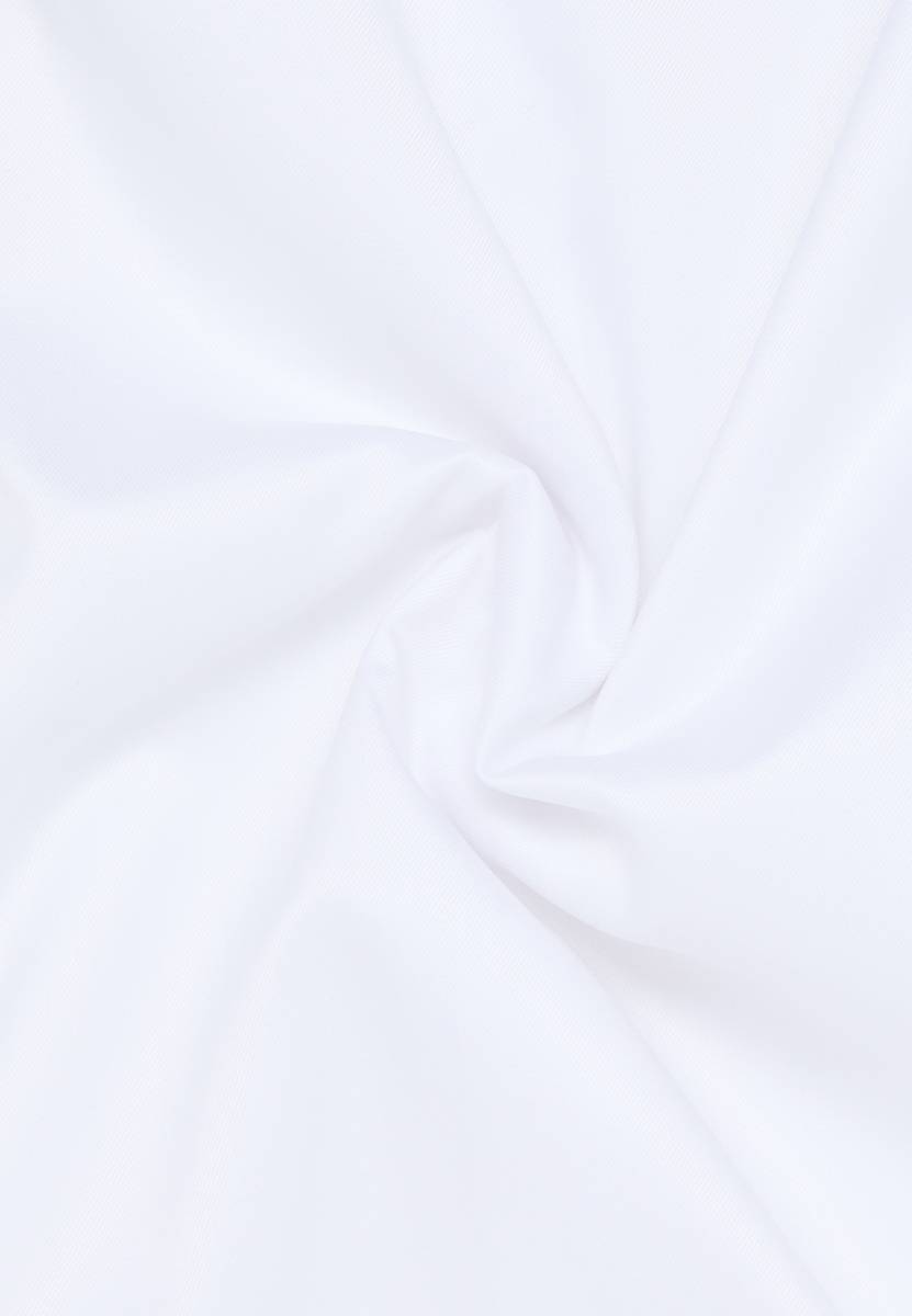 Eterna Camicia Bianca Eterna Modern Fit In Cotone Twill No Stiro