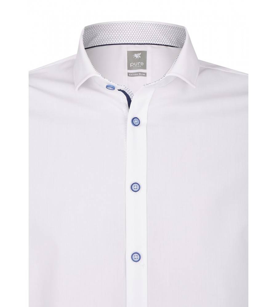 PureShirt Camicia Bianca Extra Slim Fit Pure In Cotone Stretch
