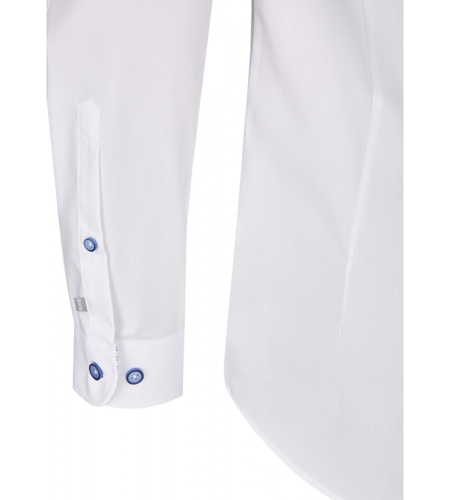 PureShirt Camicia Bianca Extra Slim Fit Pure In Cotone Stretch