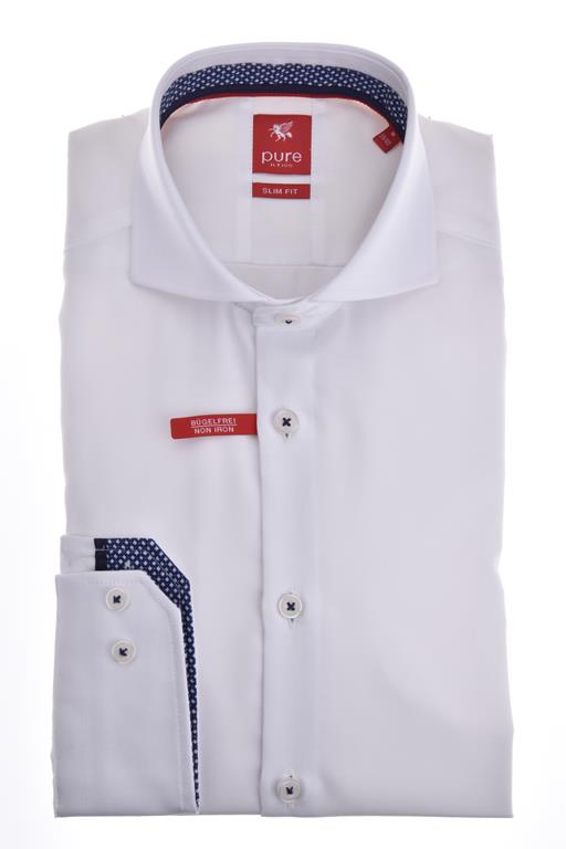 PureShirt Camicia Bianca Pure Con Taschino Modern Fit
