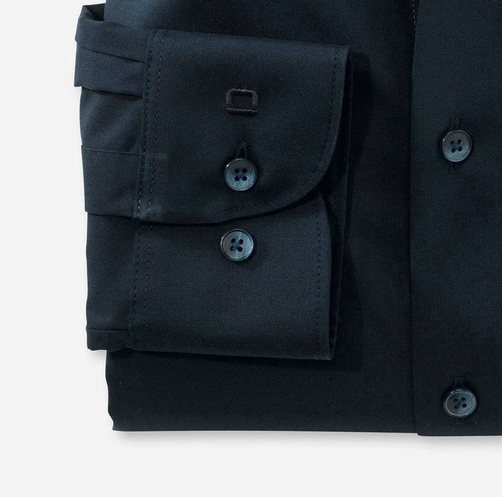 Olymp Camicia Blu Olymp Level Five In Cotone Stretch Slim Fit