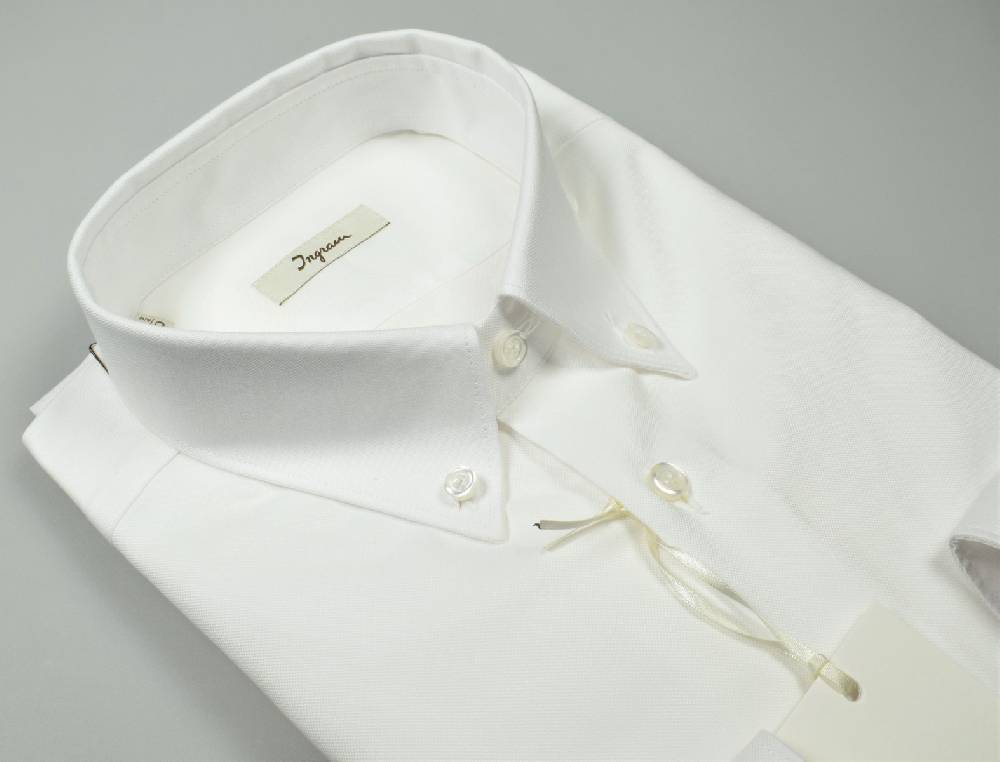 Ingram Camicia Button Down Ingram Slim Fit Cotone Oxford