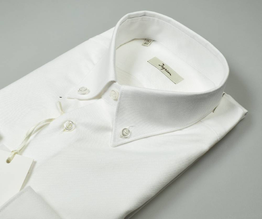 Ingram Camicia Button Down Ingram Slim Fit Cotone Oxford