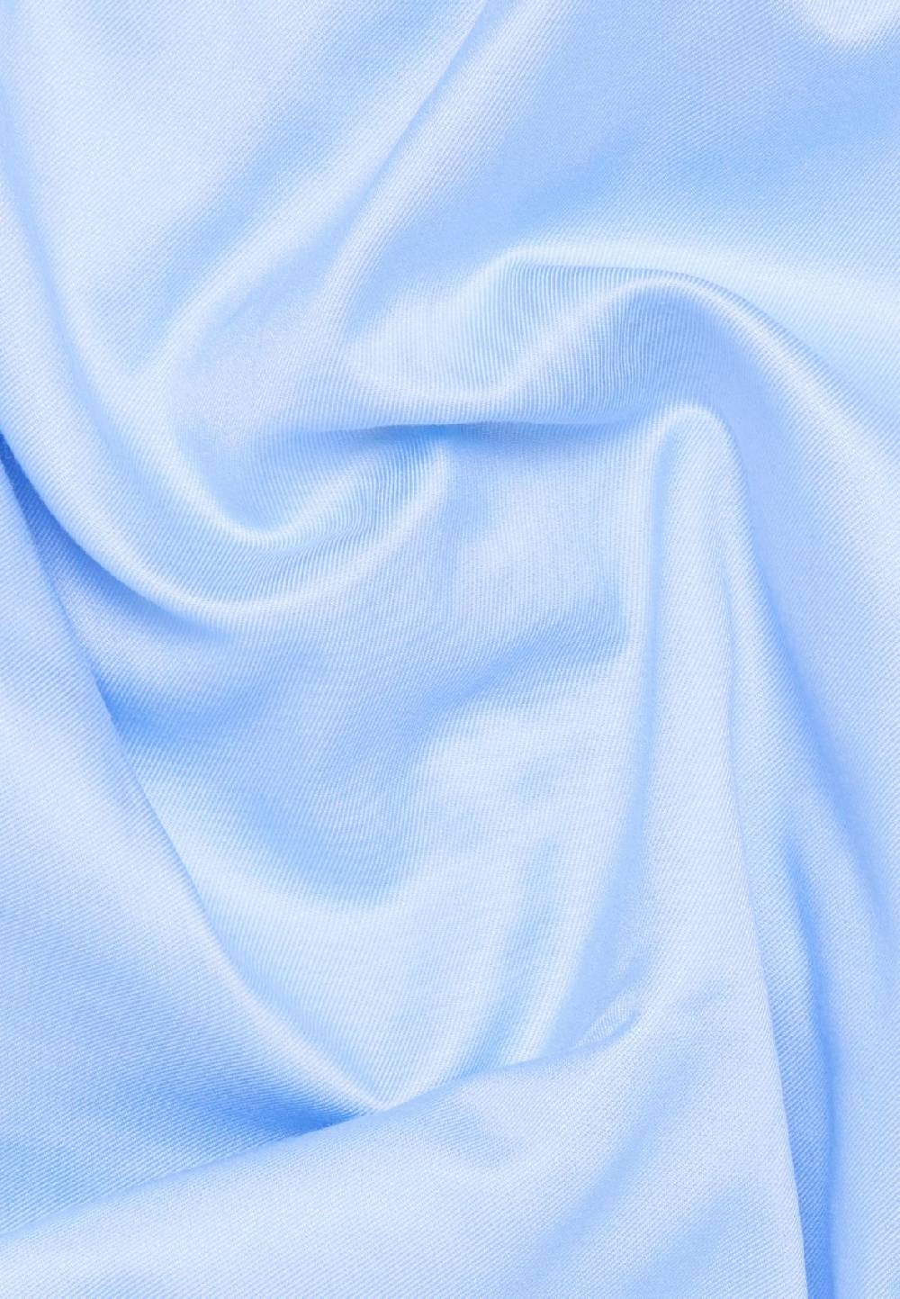 Eterna Camicia Celeste Eterna Cotone Twill Ritorto Modern Fit