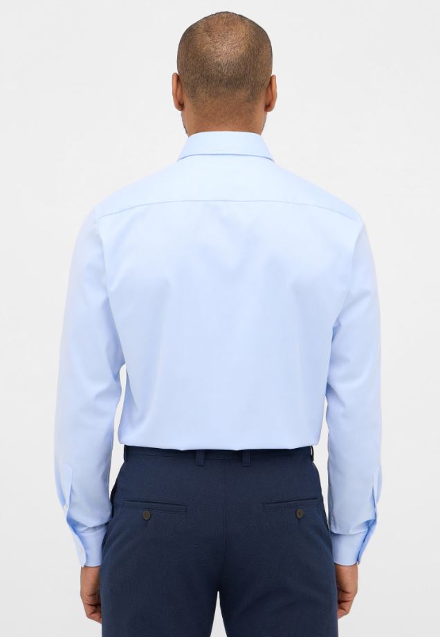 Eterna Camicia Celeste Eterna Modern Fit Collo Classico Italiano