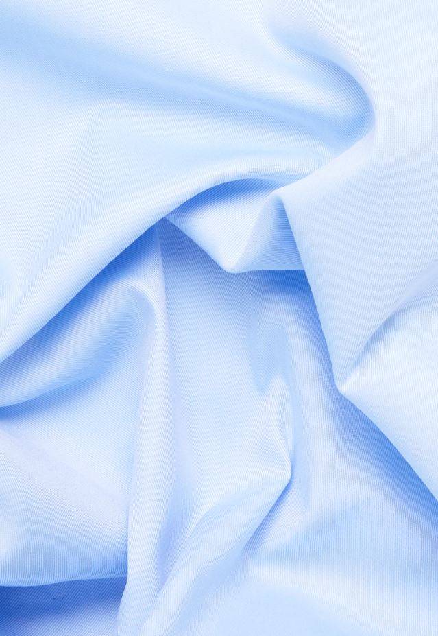 Eterna Camicia Celeste Eterna Slim Fit Collo Francese Cotone Cover
