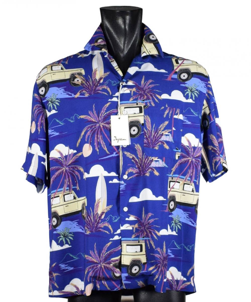 Camicia Collo Bowling Ingram Fantasia Hawaiana