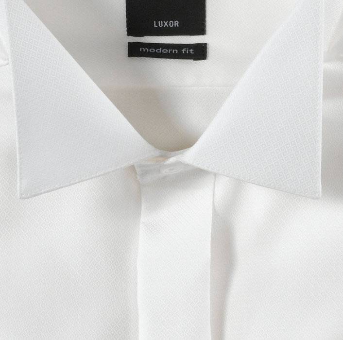 Olymp Camicia Collo Diplomatico Olymp Modern Fit Con Polso Doppio Per Gemelli