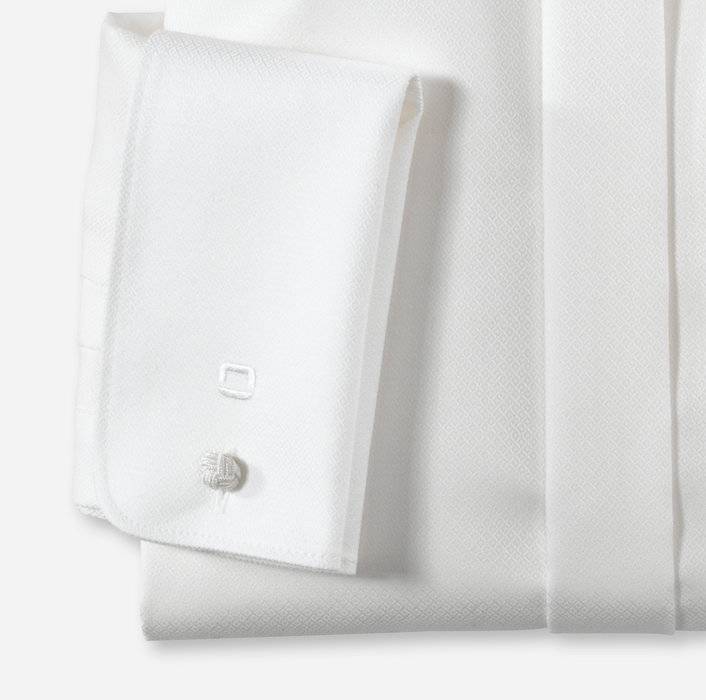 Olymp Camicia Collo Diplomatico Olymp Modern Fit Con Polso Doppio Per Gemelli