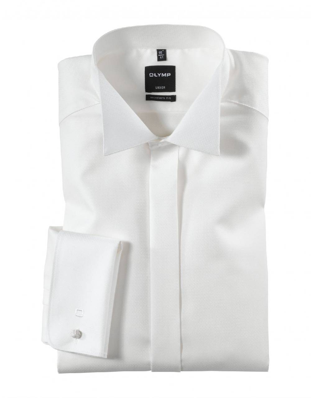 Olymp Camicia collo diplomatico olymp modern fit con polso doppio per gemelli