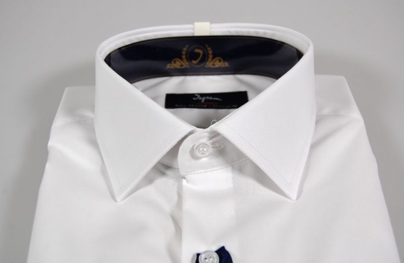 Ingram Camicia Cottonstir Slim Fit Ingram Bianca Cotone Twill