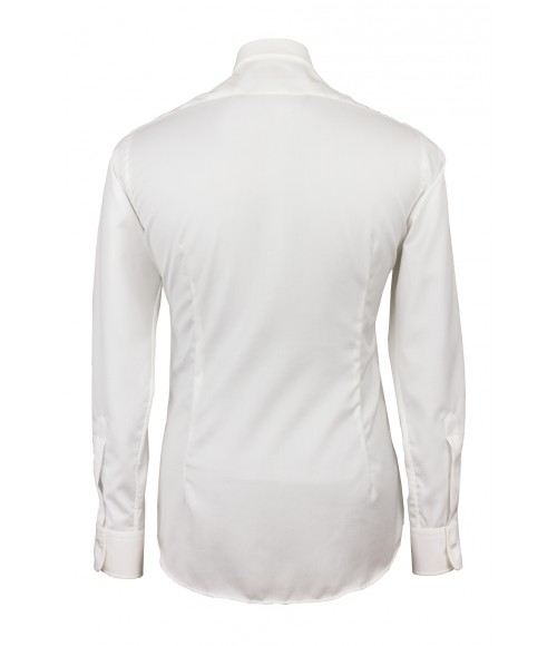 Ingram Camicia Cottonstir Slim Fit Ingram Bianca Cotone Twill