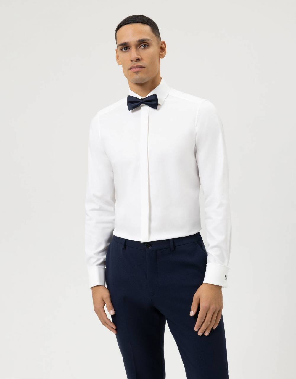 Olymp Camicia Ecru Elegante Da Cerimonia Olymp Con Polso Doppio