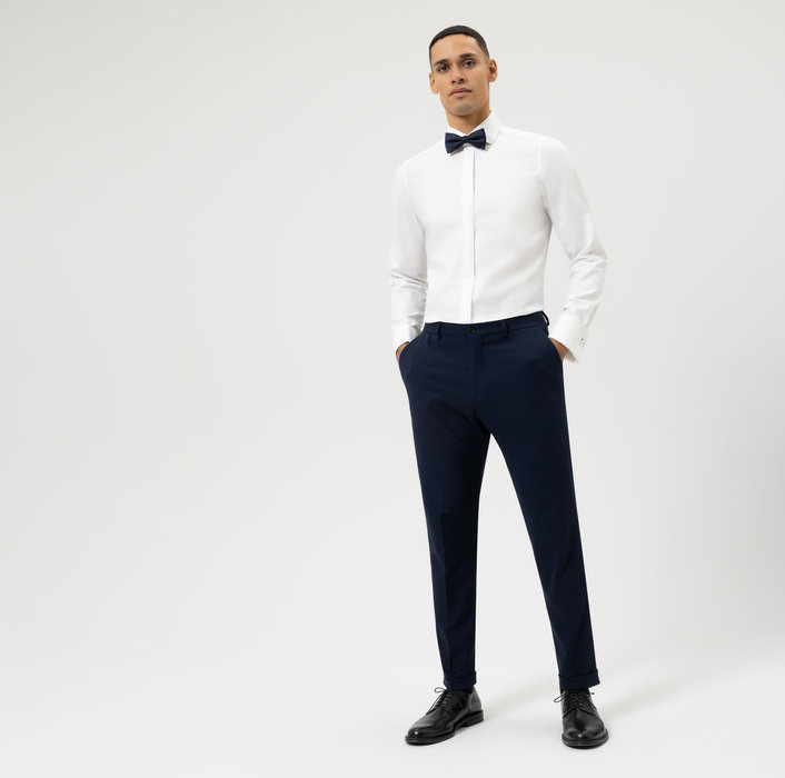 Olymp Camicia Ecru Elegante Da Cerimonia Olymp Con Polso Doppio