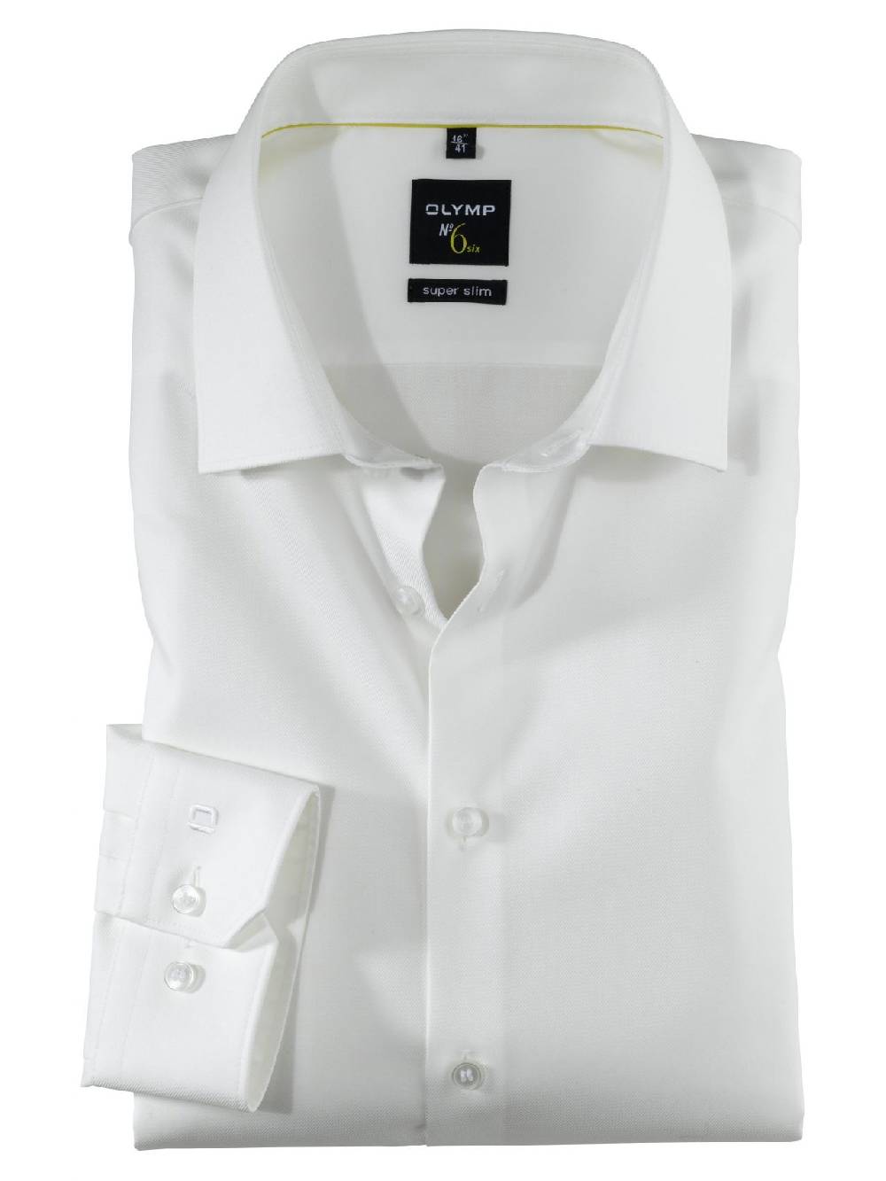 Olymp Camicia écru super slim fit olymp cotone twill stretch
