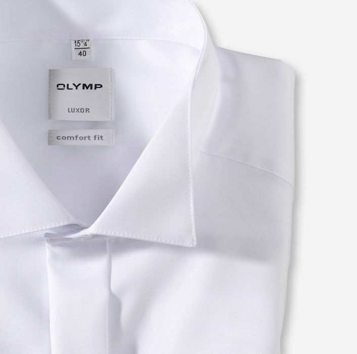 Olymp Camicia Elegante Da Cerimonia Collo Diplomatico Comfort Fit