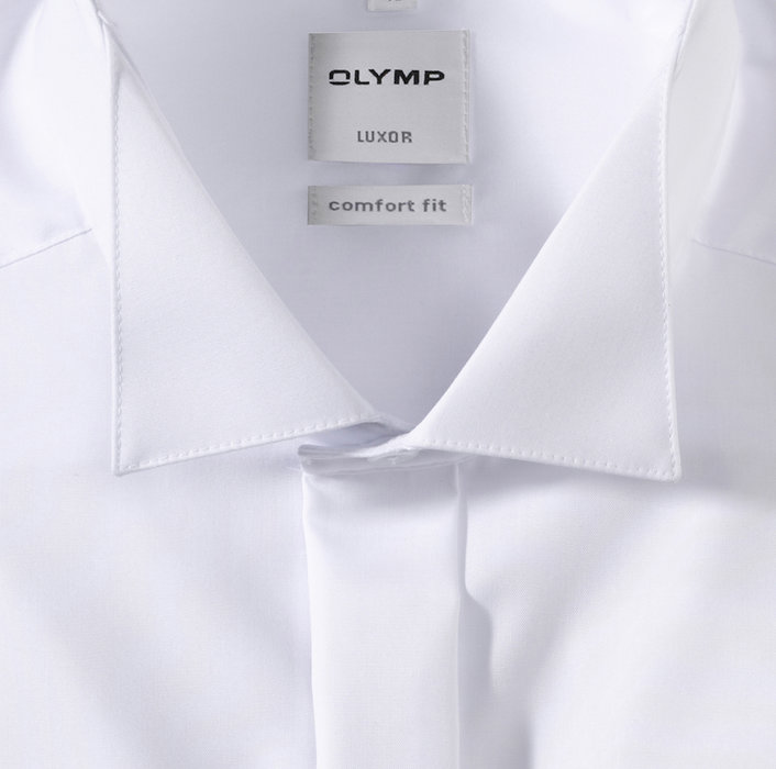Olymp Camicia Elegante Da Cerimonia Collo Diplomatico Comfort Fit