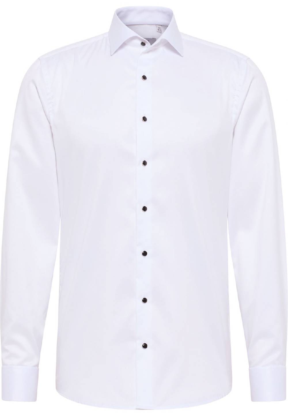 Eterna Camicia Elegante Eterna Bianca Slim Fit Con Polso Doppio