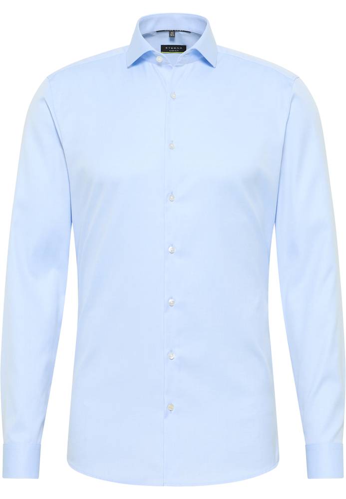 Eterna Camicia Eterna Extra Slim Fit In Cotone Twill