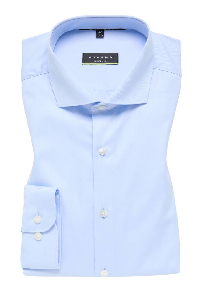 Eterna Camicia Eterna Extra Slim Fit In Cotone Twill
