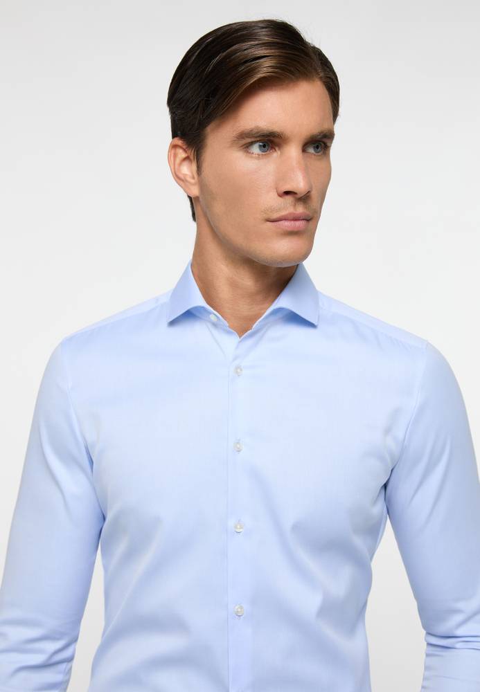 Eterna Camicia eterna extra slim fit in cotone twill