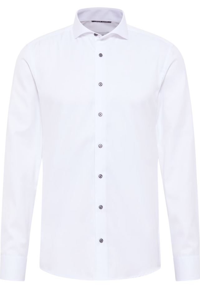 Eterna Camicia Eterna Slim Fit Bianca In Cotone Cover