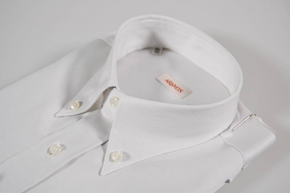 Aramis Camicia Grigio Perla Aramis Collo Button Down