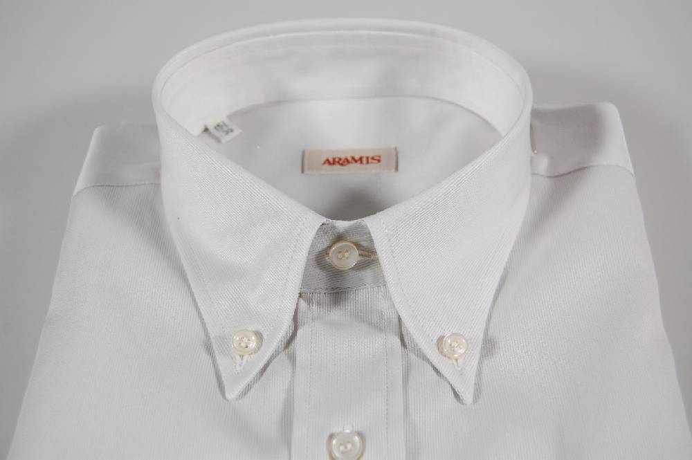 Aramis Camicia Grigio Perla Aramis Collo Button Down