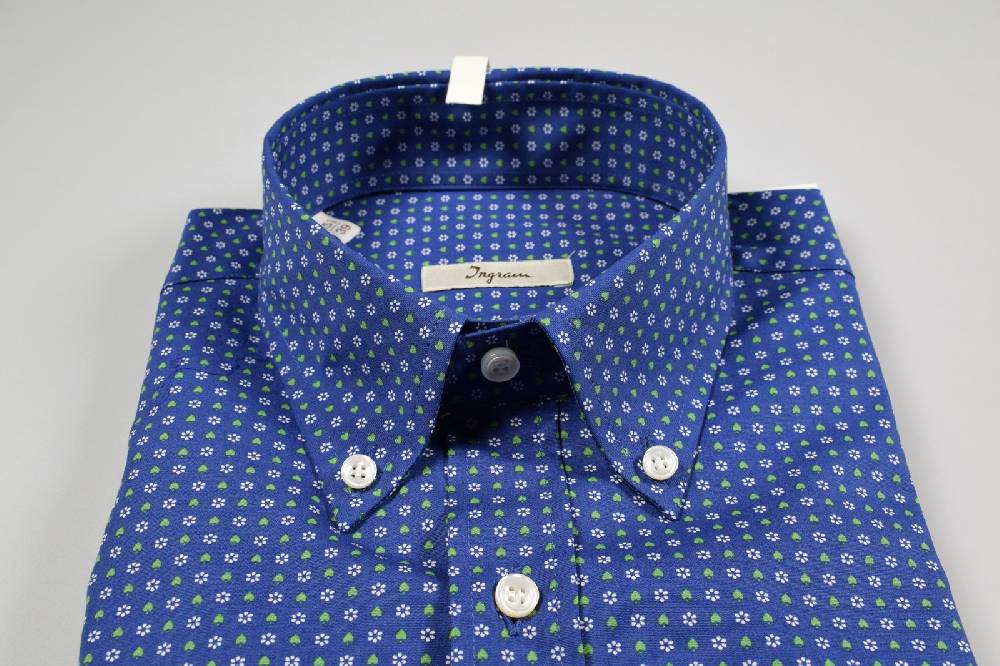 Ingram Camicia Ingram Button Down Cotone Stretch In Due Colori