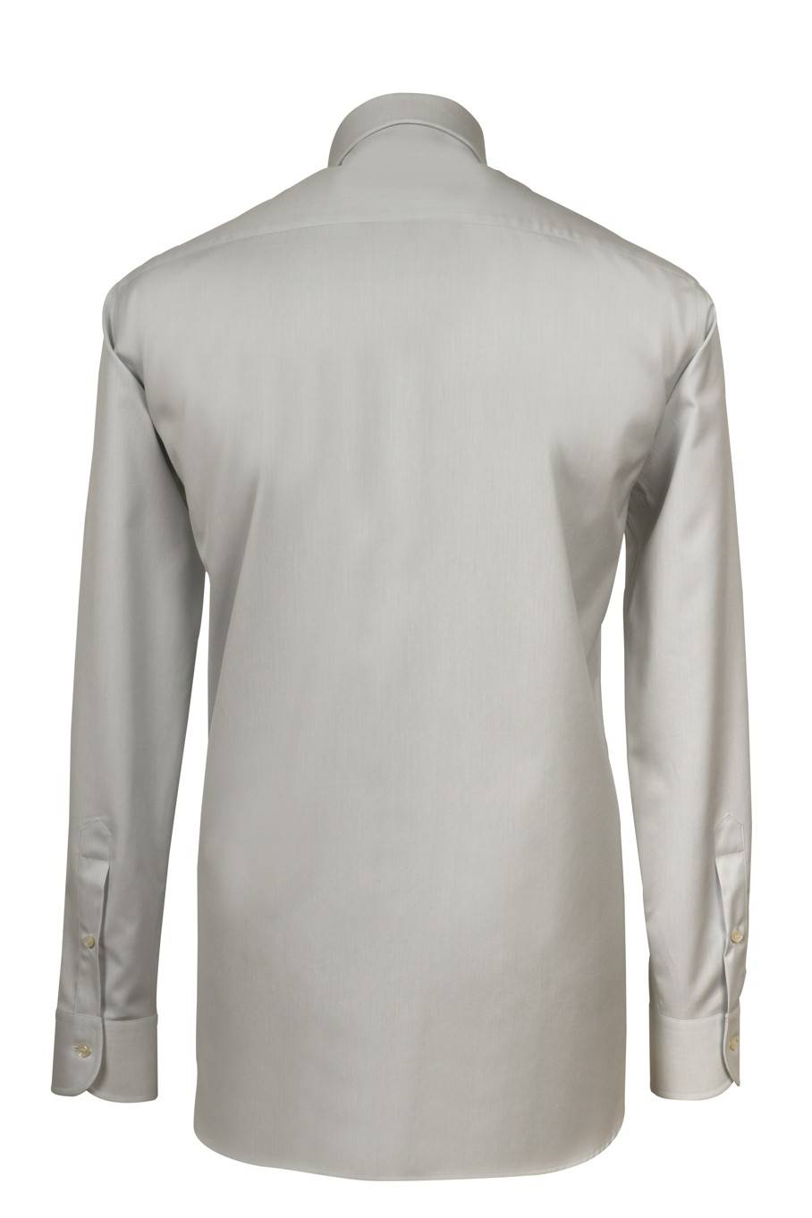 Ingram Camicia Ingram Grigio Perla Cotone No Stiro Collo Italiano Comfort Fit