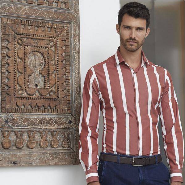 Ingram Camicia ingram slim fit a righe larghe in due colori