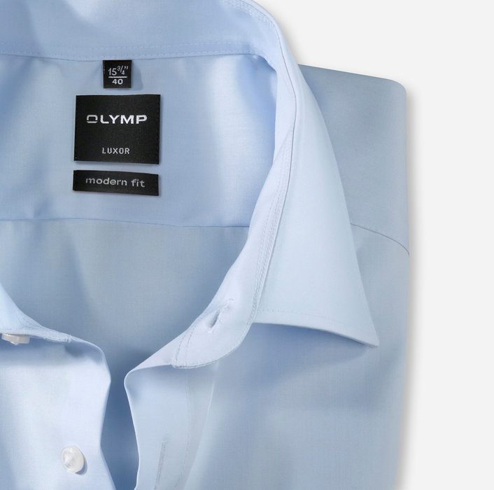 Olymp Camicia Maniche Corte Olymp Modern Fit In Cotone No Stiro