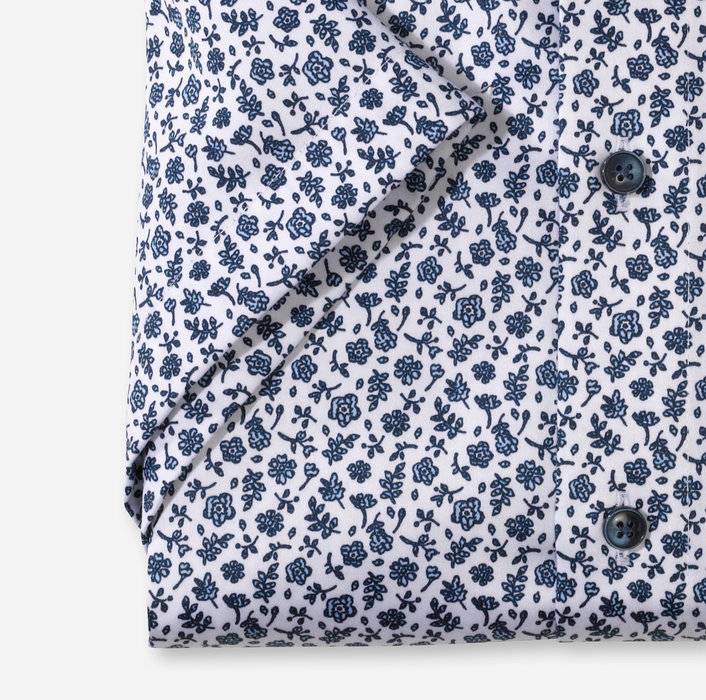 Olymp Camicia Modern Fit Maniche Corte Olymp Luxor In Cotone Facile Stiro