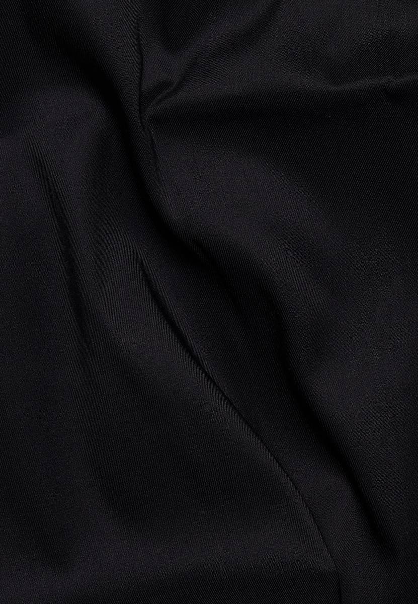 Eterna Camicia Nera Eterna Modern Fit Tessuto Performante