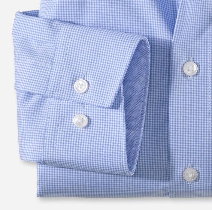 Olymp Camicia Olymp A Quadretti In Cotone Facile Stiro Comfort Fit