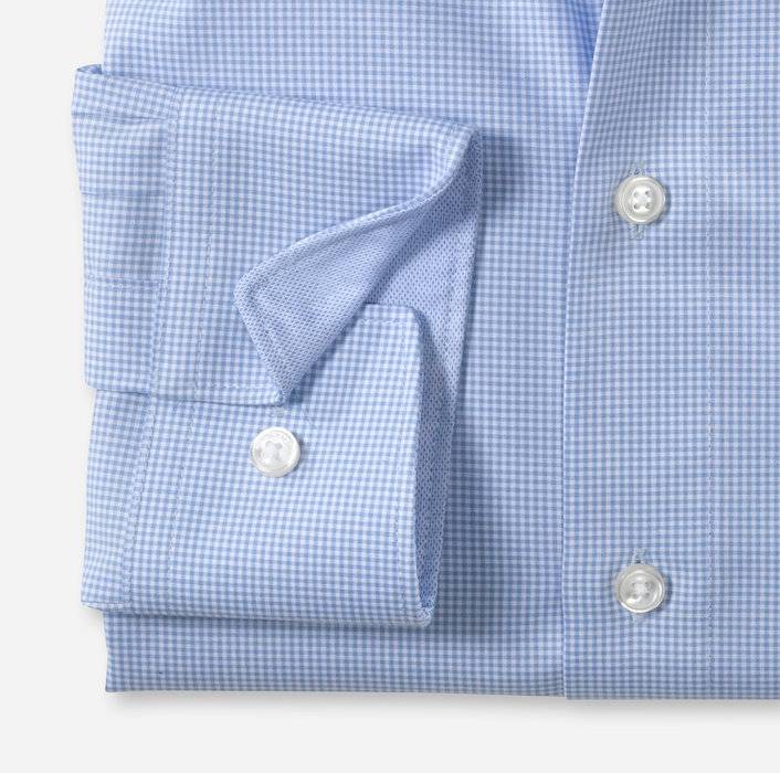 Olymp Camicia Olymp A Quadretti In Cotone Facile Stiro Modern Fit