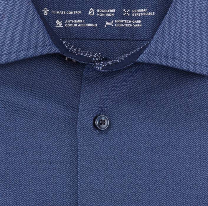 Olymp Camicia Olymp Blu Marine Dynamic Flex Modern Fit