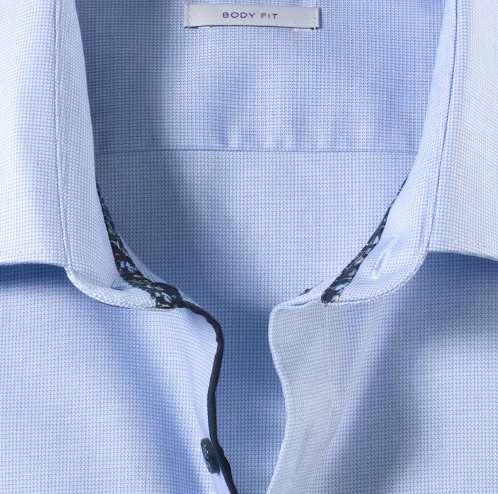 Olymp Camicia Olymp Celeste Cotone Stretch Slim Fit