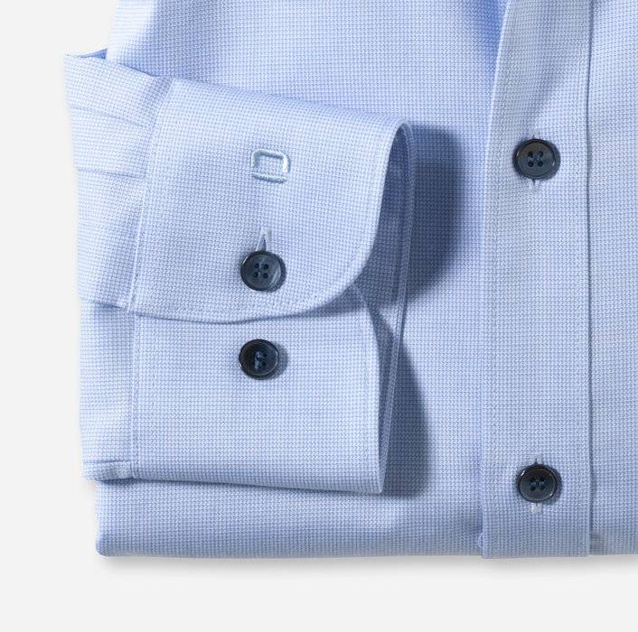 Olymp Camicia Olymp Celeste Cotone Stretch Slim Fit